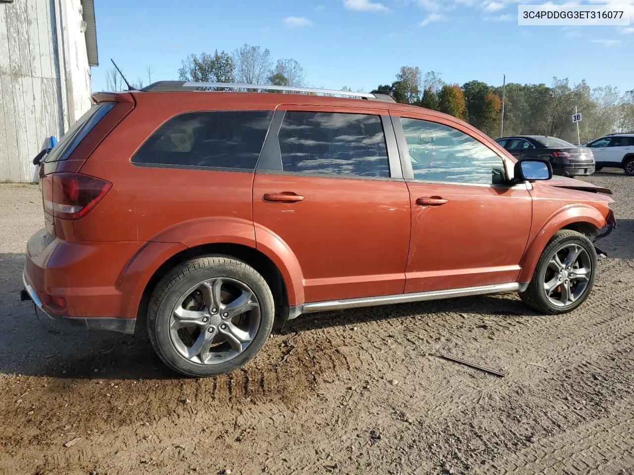 2014 Dodge Journey Crossroad VIN: 3C4PDDGG3ET316077 Lot: 75207754