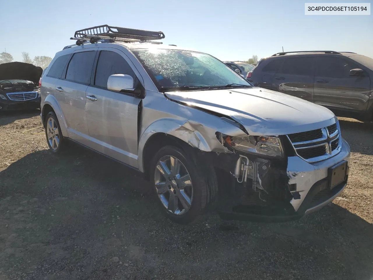 2014 Dodge Journey Limited VIN: 3C4PDCDG6ET105194 Lot: 75214834