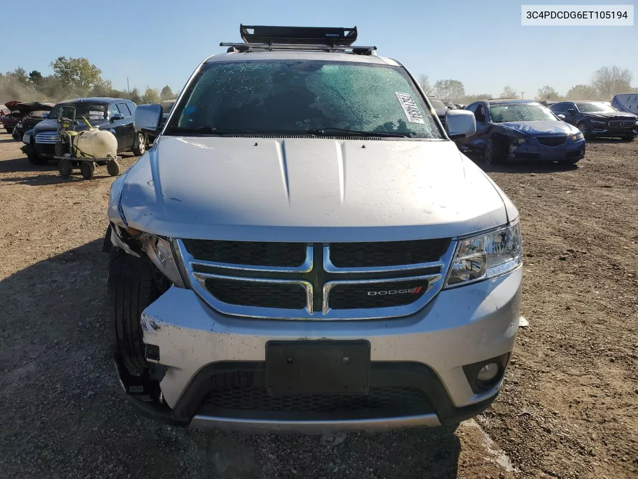 2014 Dodge Journey Limited VIN: 3C4PDCDG6ET105194 Lot: 75214834