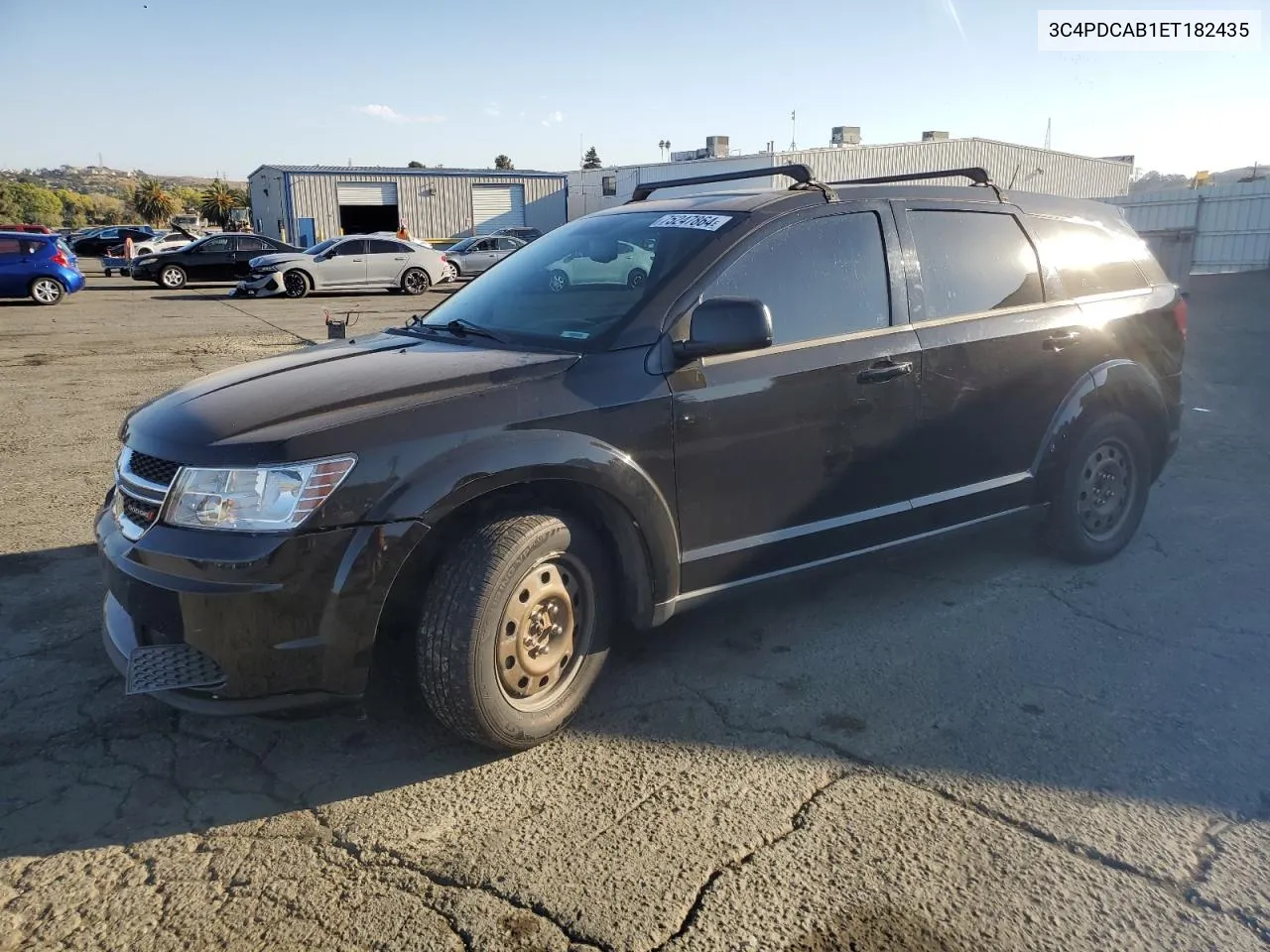 2014 Dodge Journey Se VIN: 3C4PDCAB1ET182435 Lot: 75247864