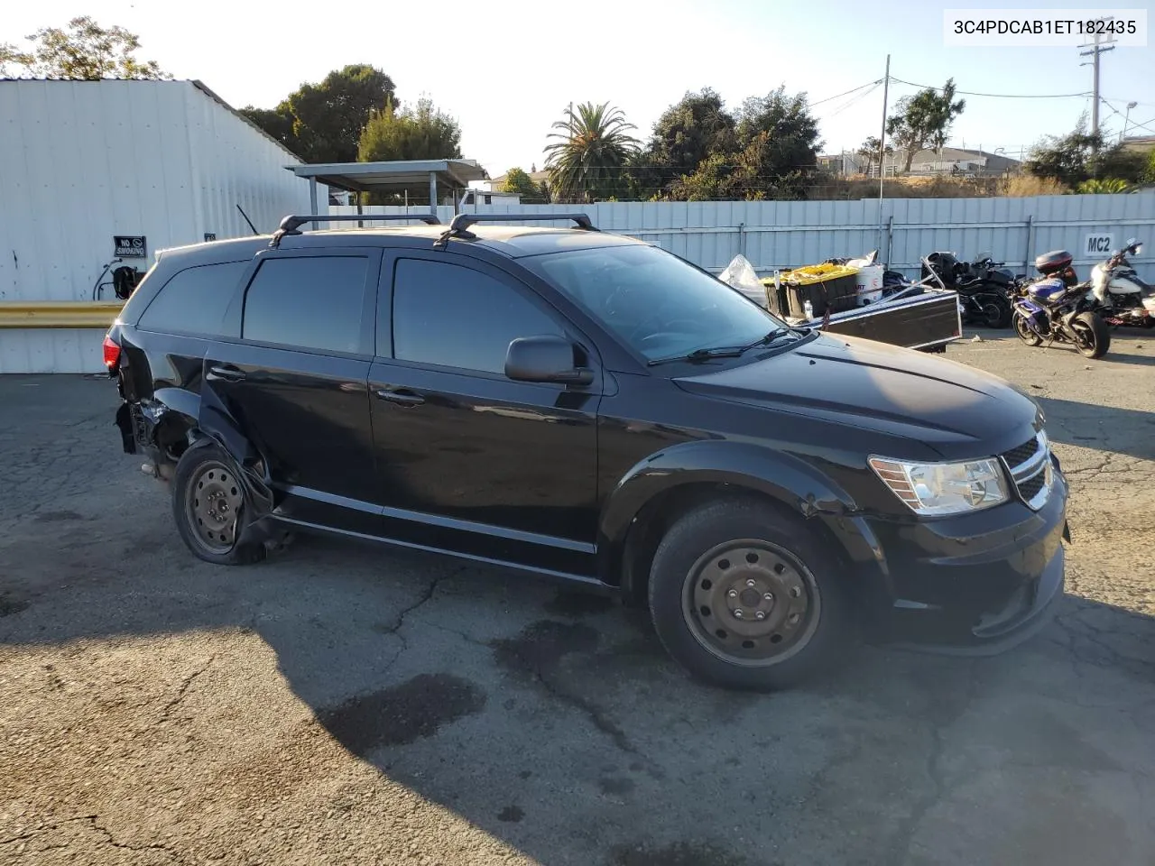 2014 Dodge Journey Se VIN: 3C4PDCAB1ET182435 Lot: 75247864