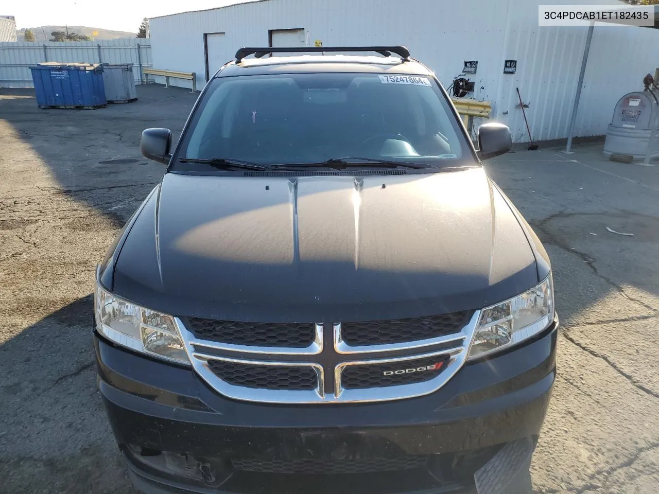 2014 Dodge Journey Se VIN: 3C4PDCAB1ET182435 Lot: 75247864