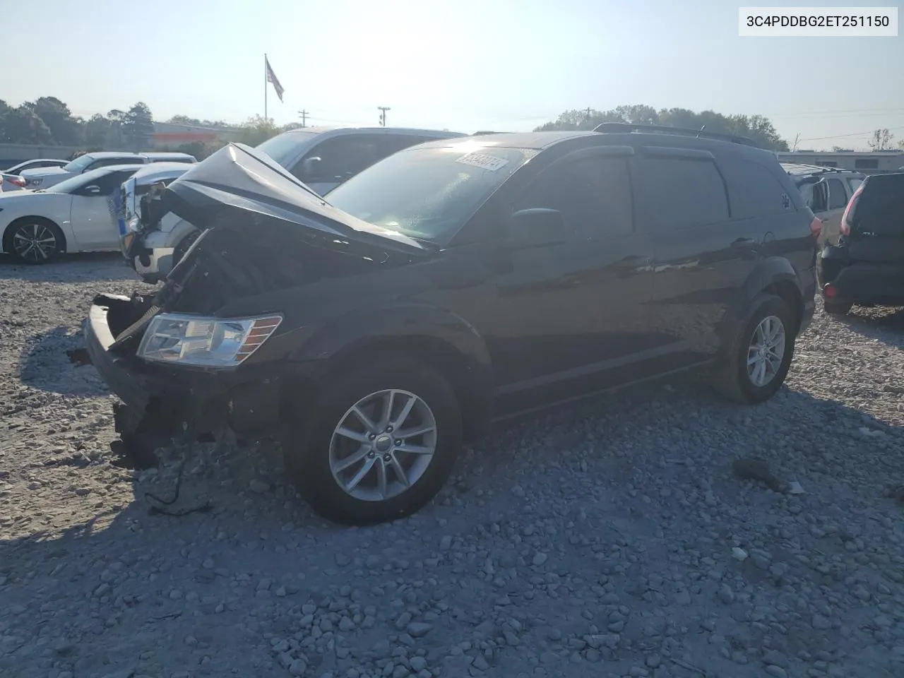 2014 Dodge Journey Sxt VIN: 3C4PDDBG2ET251150 Lot: 75343074