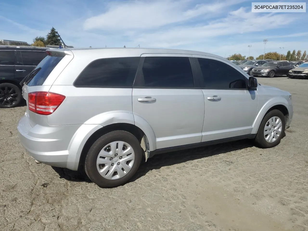 2014 Dodge Journey Se VIN: 3C4PDCAB7ET235204 Lot: 75469174