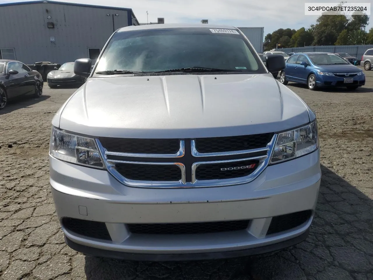 2014 Dodge Journey Se VIN: 3C4PDCAB7ET235204 Lot: 75469174