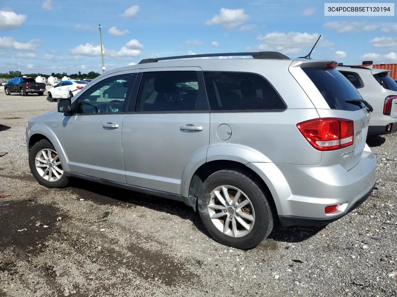 2014 Dodge Journey Sxt VIN: 3C4PDCBB5ET120194 Lot: 75800444