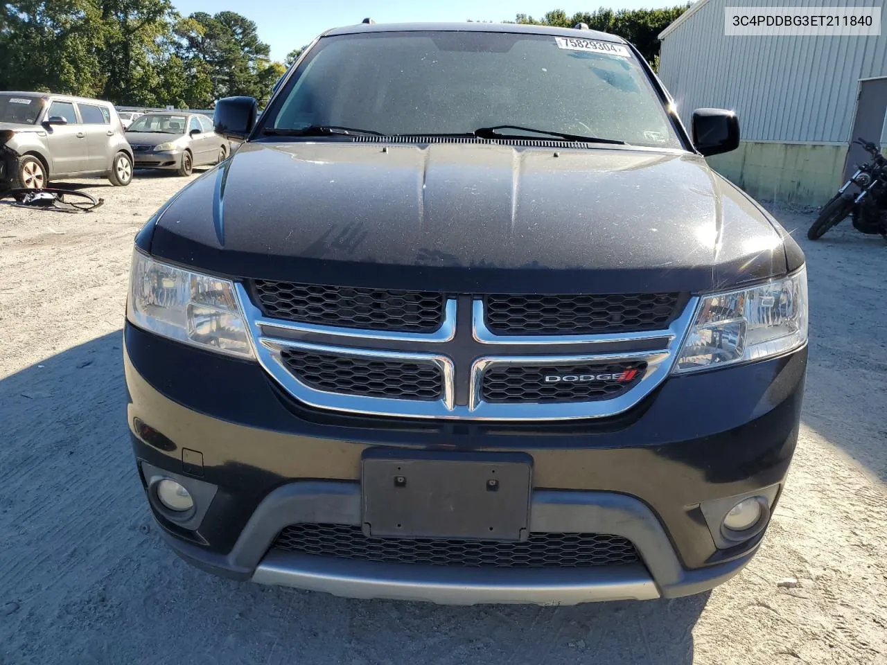 2014 Dodge Journey Sxt VIN: 3C4PDDBG3ET211840 Lot: 75829304