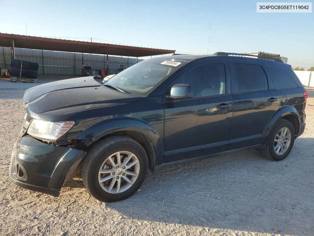 2014 Dodge Journey Sxt VIN: 3C4PDCBG5ET119042 Lot: 75869054