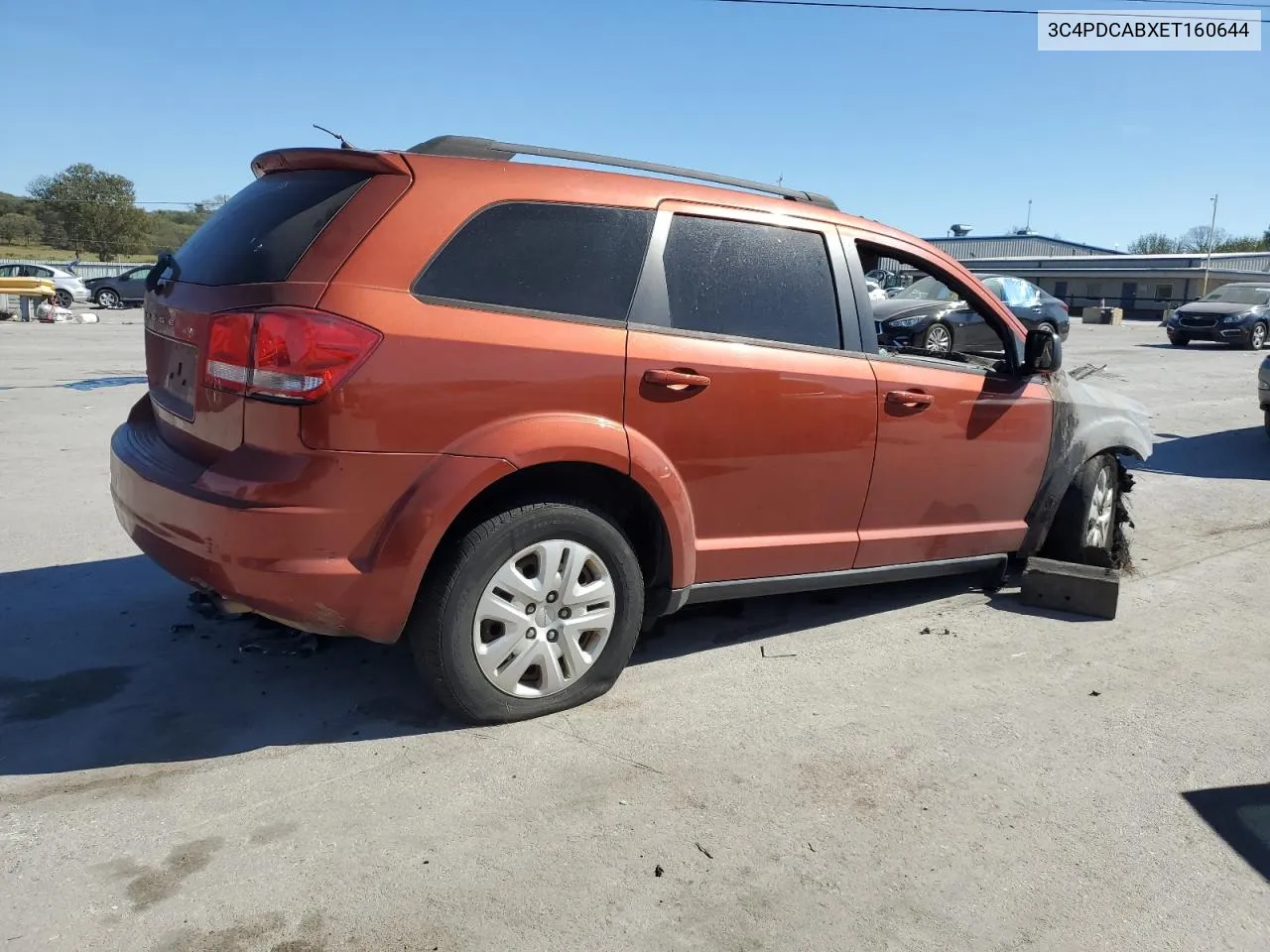 2014 Dodge Journey Se VIN: 3C4PDCABXET160644 Lot: 76009224