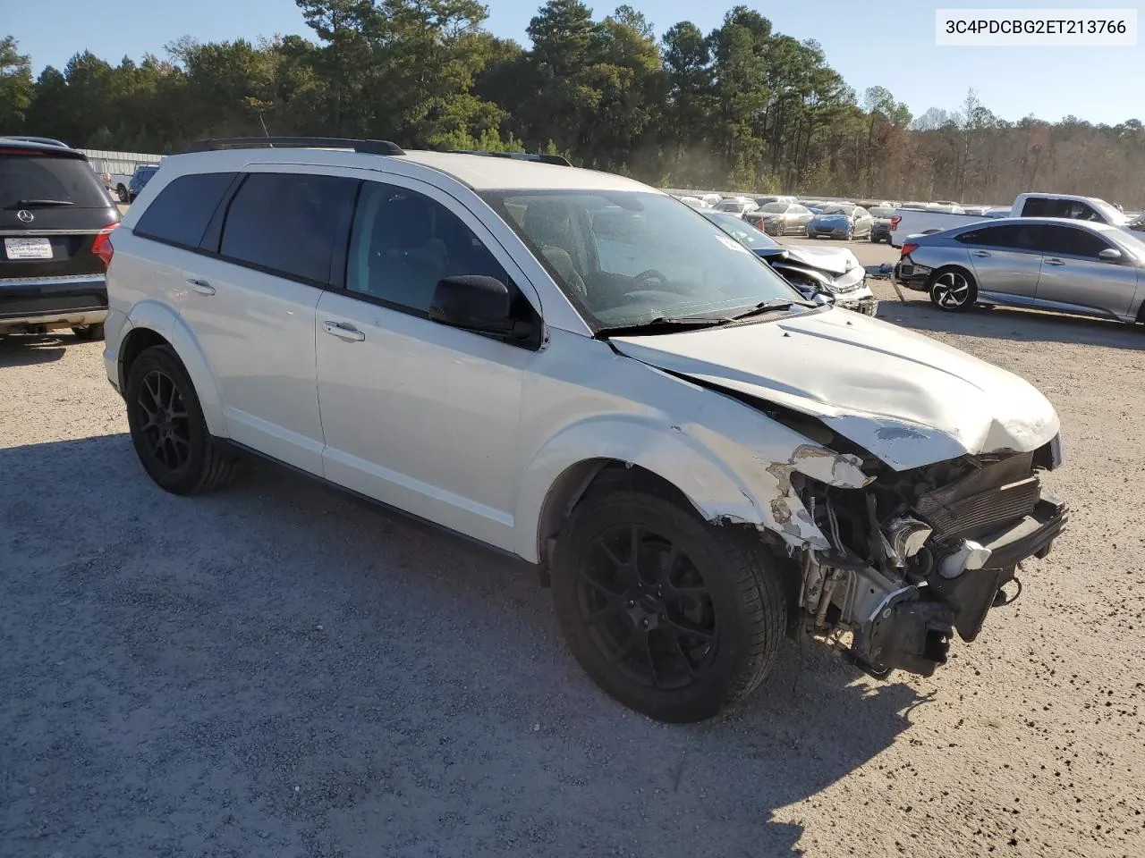 2014 Dodge Journey Sxt VIN: 3C4PDCBG2ET213766 Lot: 76057814