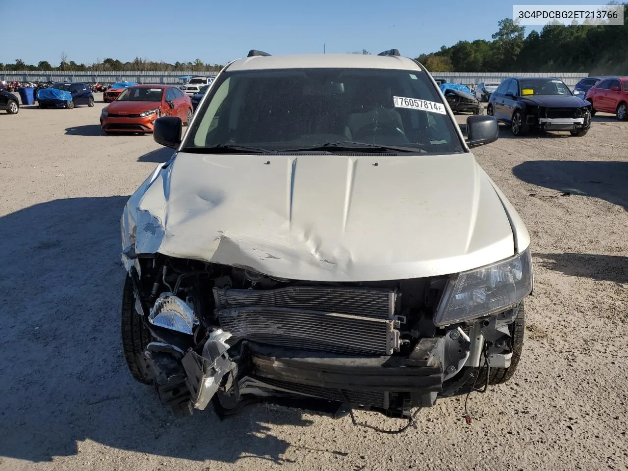 2014 Dodge Journey Sxt VIN: 3C4PDCBG2ET213766 Lot: 76057814