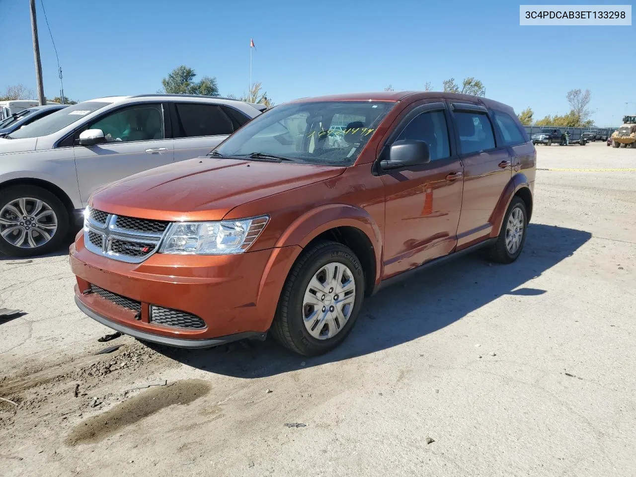 2014 Dodge Journey Se VIN: 3C4PDCAB3ET133298 Lot: 76424494