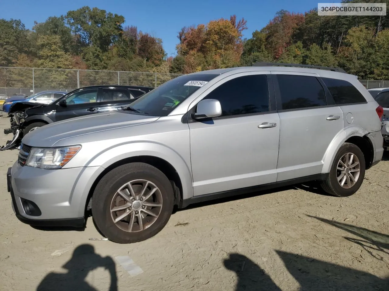 2014 Dodge Journey Sxt VIN: 3C4PDCBG7ET144203 Lot: 76535194