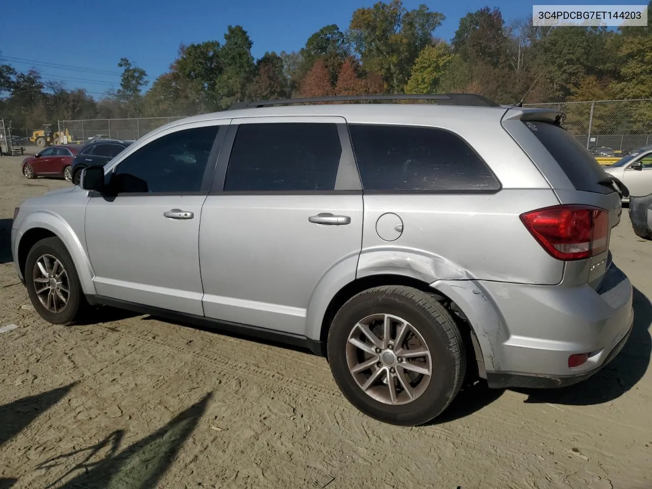 2014 Dodge Journey Sxt VIN: 3C4PDCBG7ET144203 Lot: 76535194