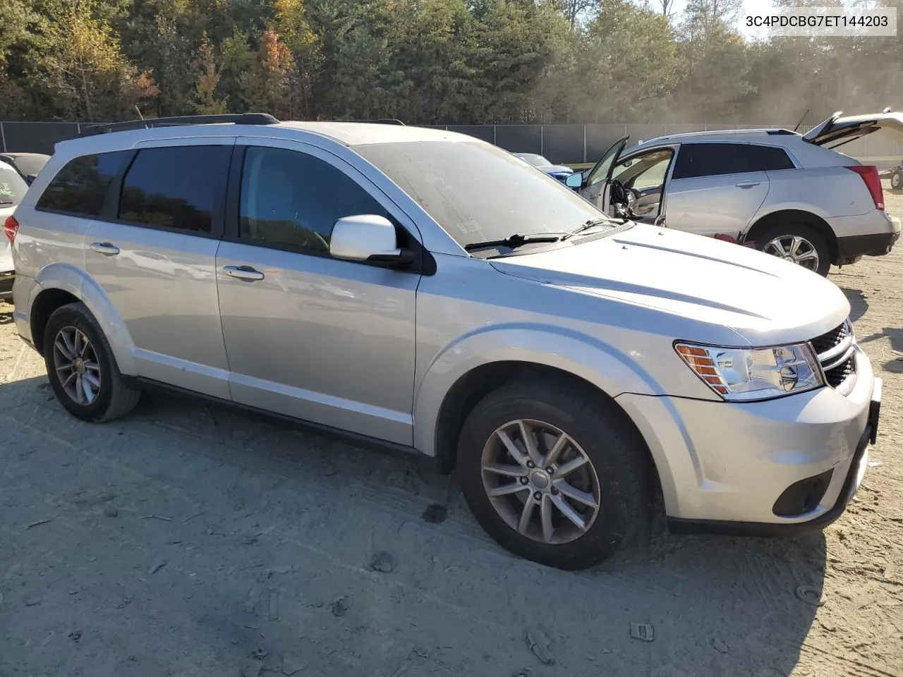 2014 Dodge Journey Sxt VIN: 3C4PDCBG7ET144203 Lot: 76535194