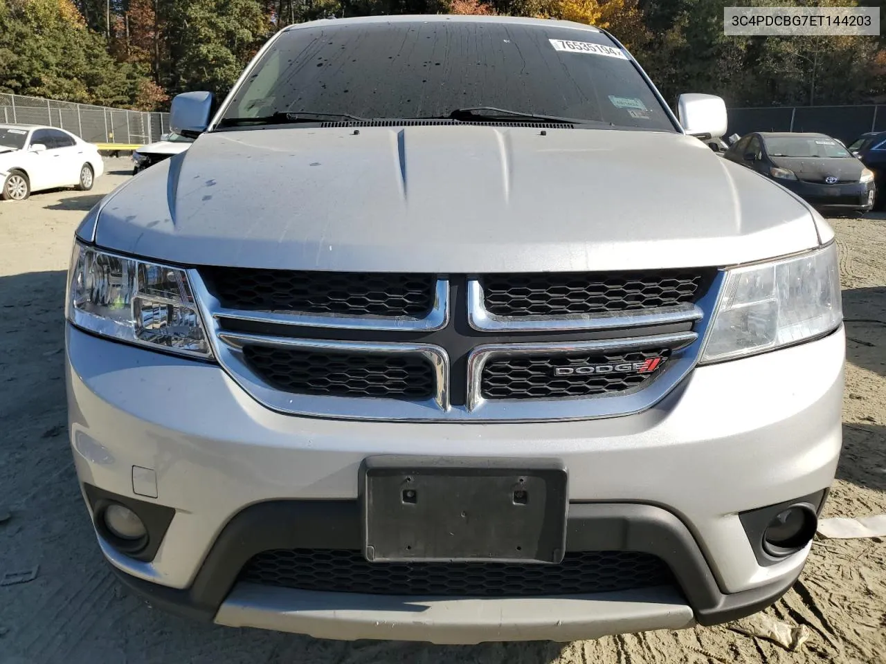 2014 Dodge Journey Sxt VIN: 3C4PDCBG7ET144203 Lot: 76535194