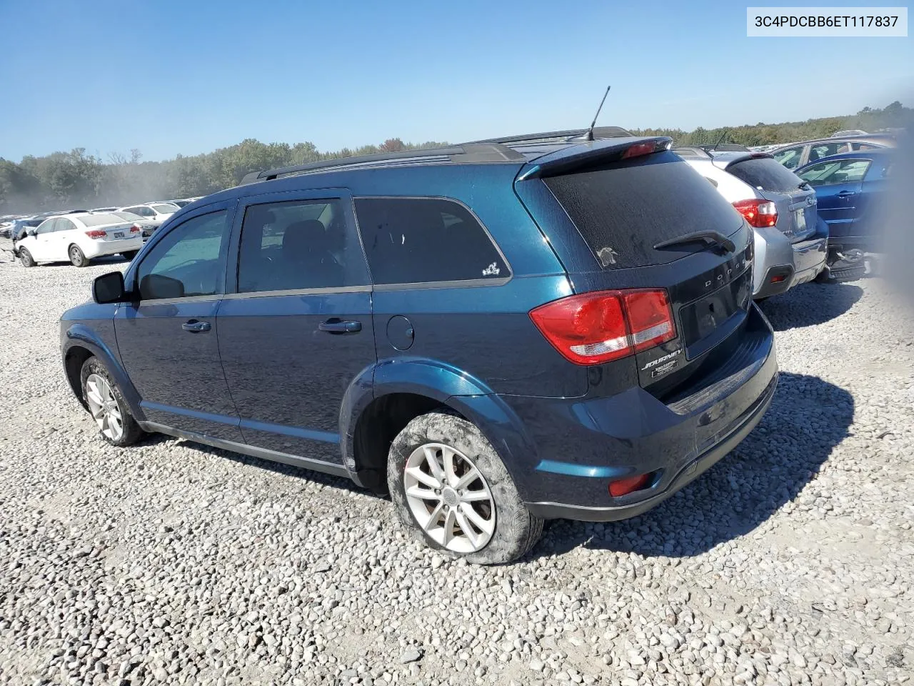 2014 Dodge Journey Sxt VIN: 3C4PDCBB6ET117837 Lot: 76583204