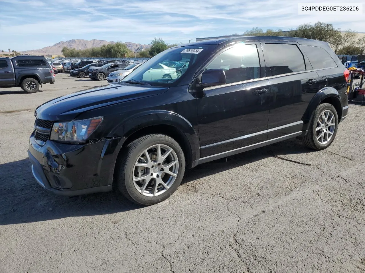 2014 Dodge Journey R/T VIN: 3C4PDDEG0ET236206 Lot: 76615184