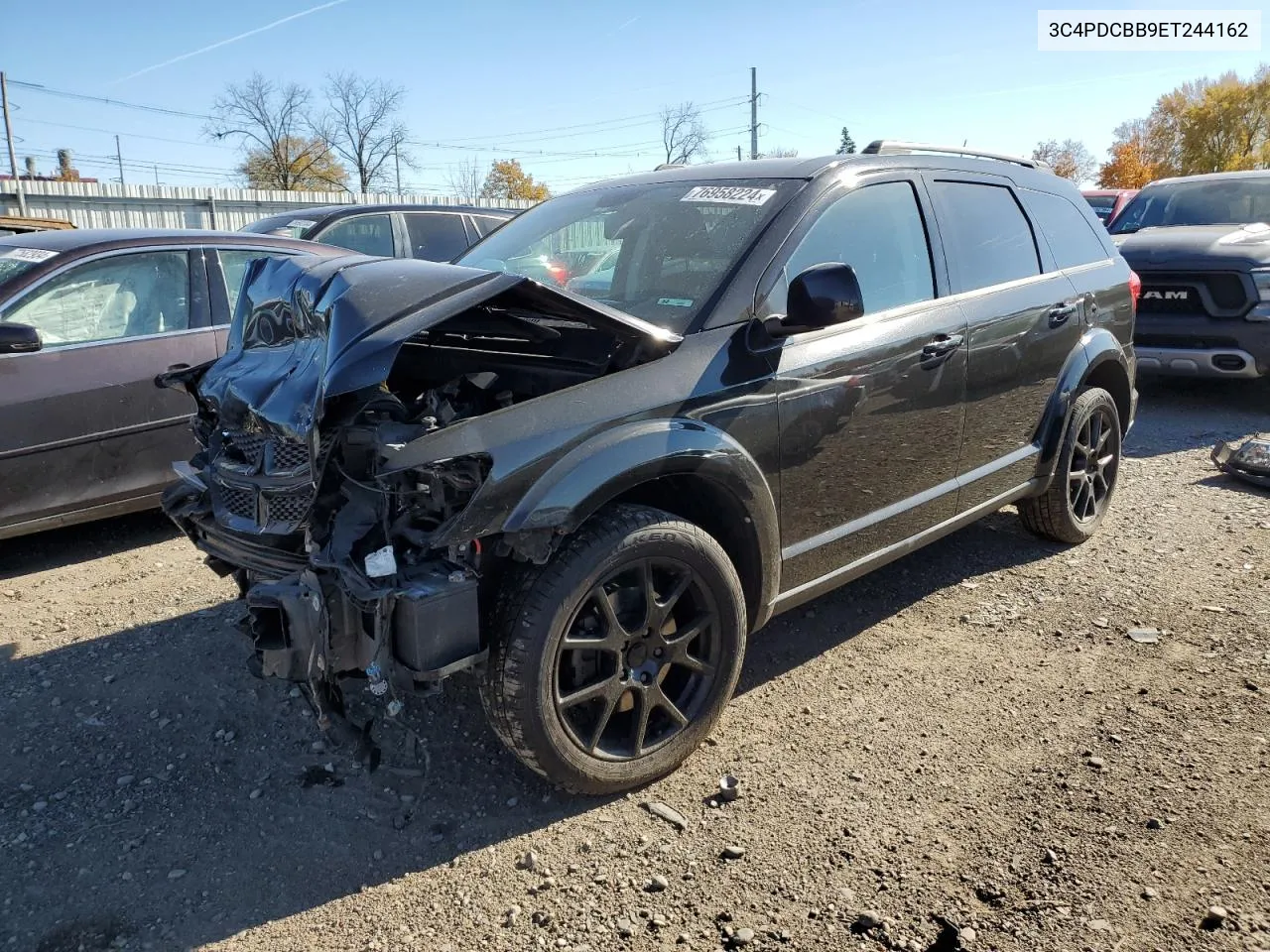 2014 Dodge Journey Sxt VIN: 3C4PDCBB9ET244162 Lot: 76958224