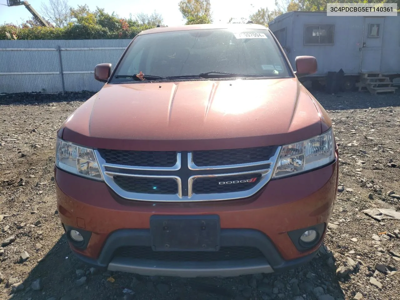 2014 Dodge Journey Sxt VIN: 3C4PDCBG5ET140361 Lot: 76997094