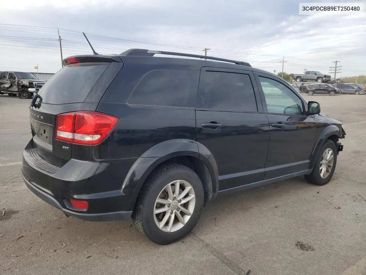 2014 Dodge Journey Sxt VIN: 3C4PDCBB9ET250480 Lot: 77045424