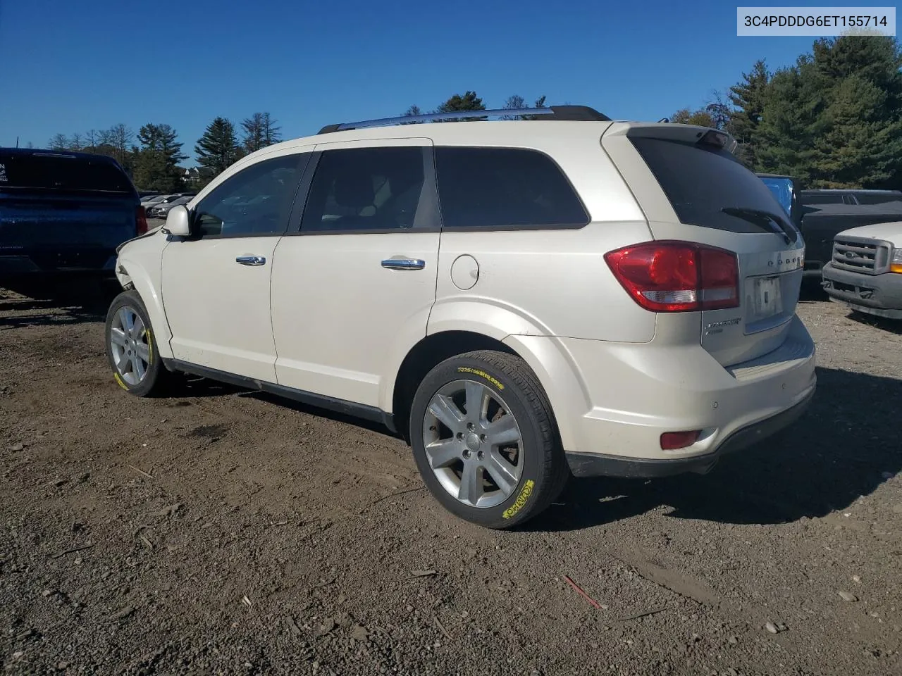 2014 Dodge Journey Limited VIN: 3C4PDDDG6ET155714 Lot: 77363934