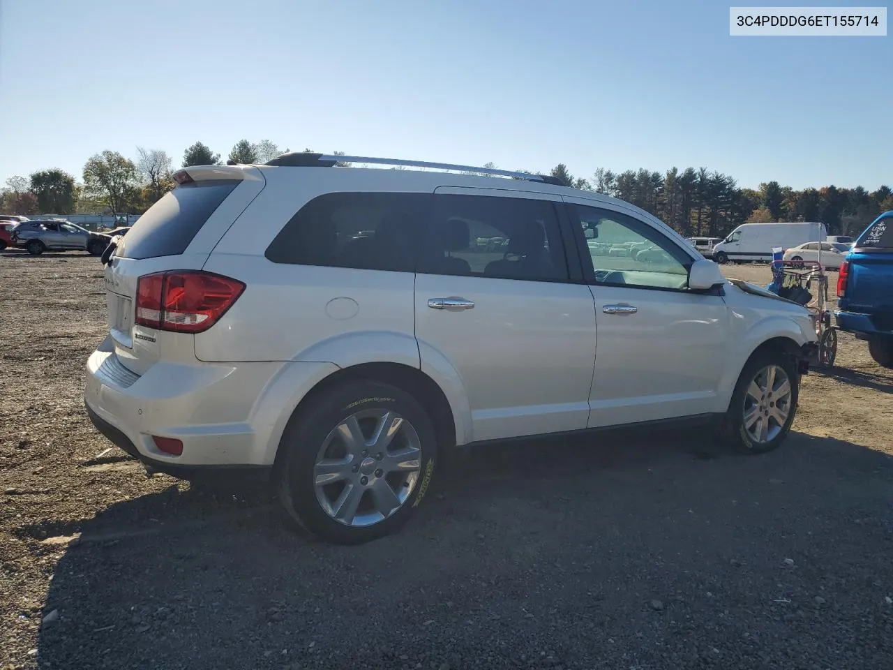 2014 Dodge Journey Limited VIN: 3C4PDDDG6ET155714 Lot: 77363934