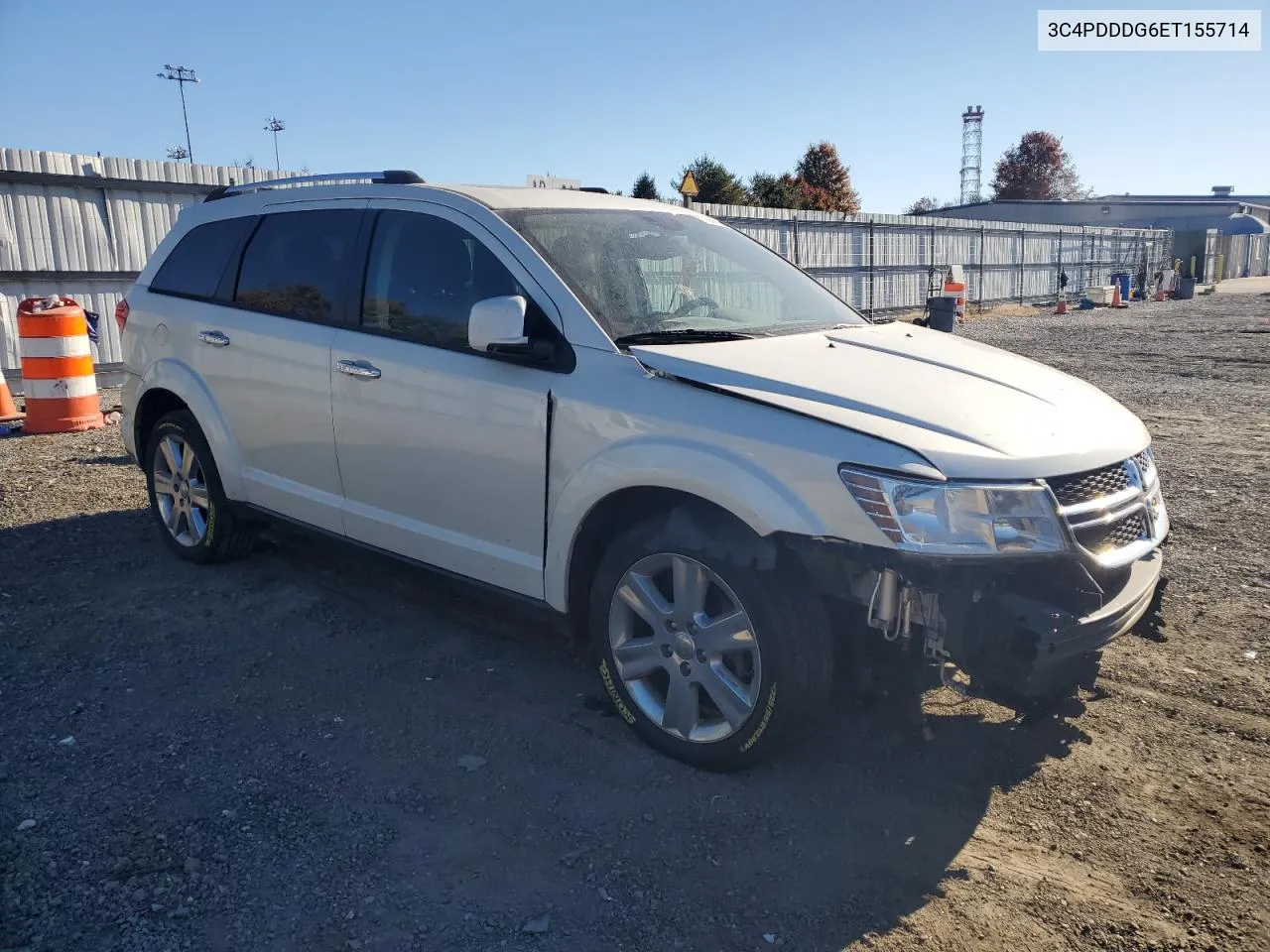 2014 Dodge Journey Limited VIN: 3C4PDDDG6ET155714 Lot: 77363934