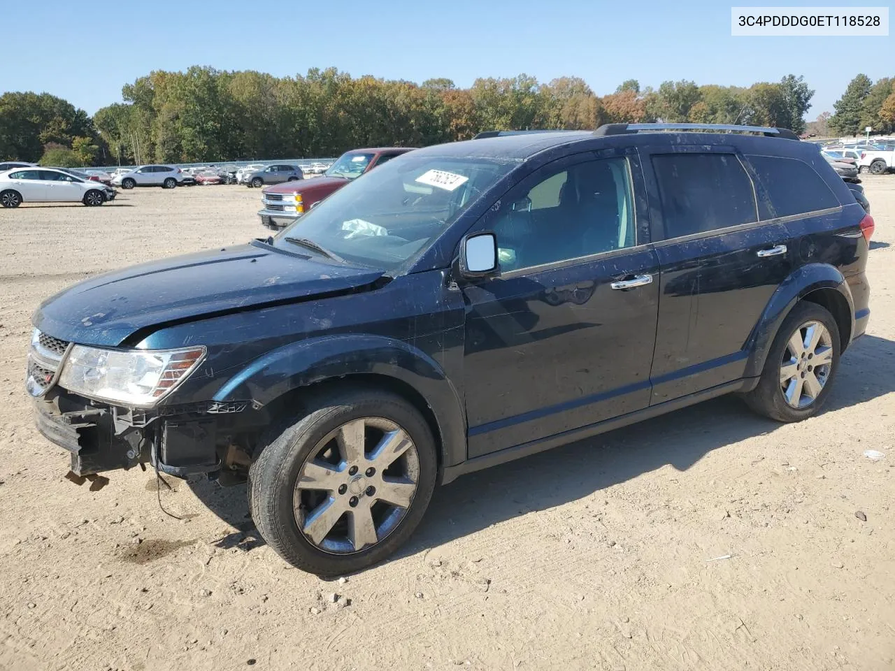 2014 Dodge Journey Limited VIN: 3C4PDDDG0ET118528 Lot: 77562524