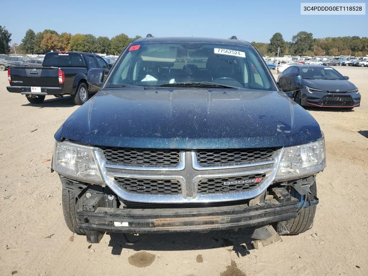 2014 Dodge Journey Limited VIN: 3C4PDDDG0ET118528 Lot: 77562524