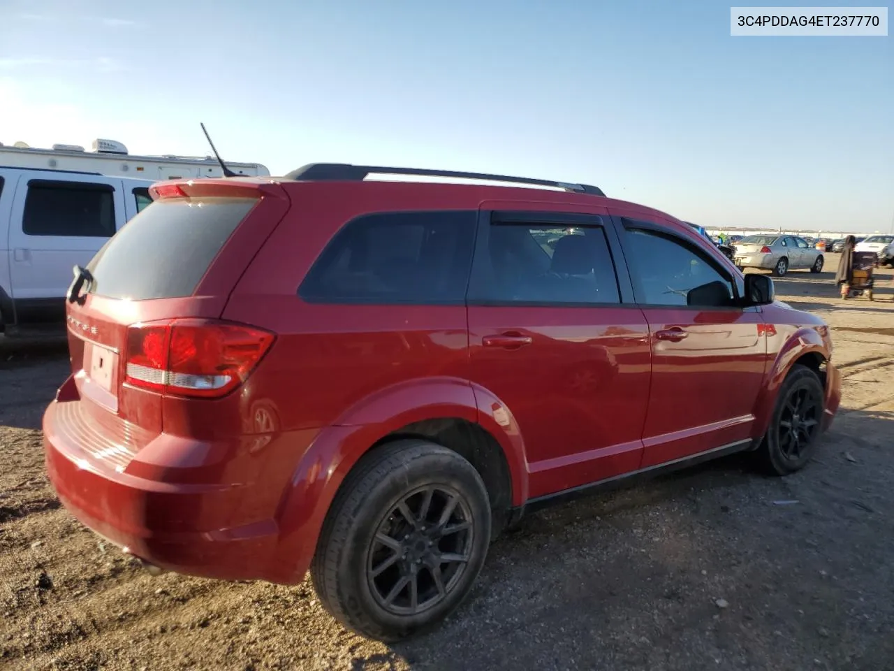 2014 Dodge Journey Se VIN: 3C4PDDAG4ET237770 Lot: 77575644