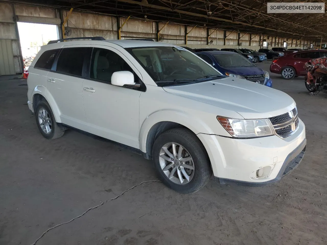 2014 Dodge Journey Sxt VIN: 3C4PDCBG4ET142098 Lot: 77611234