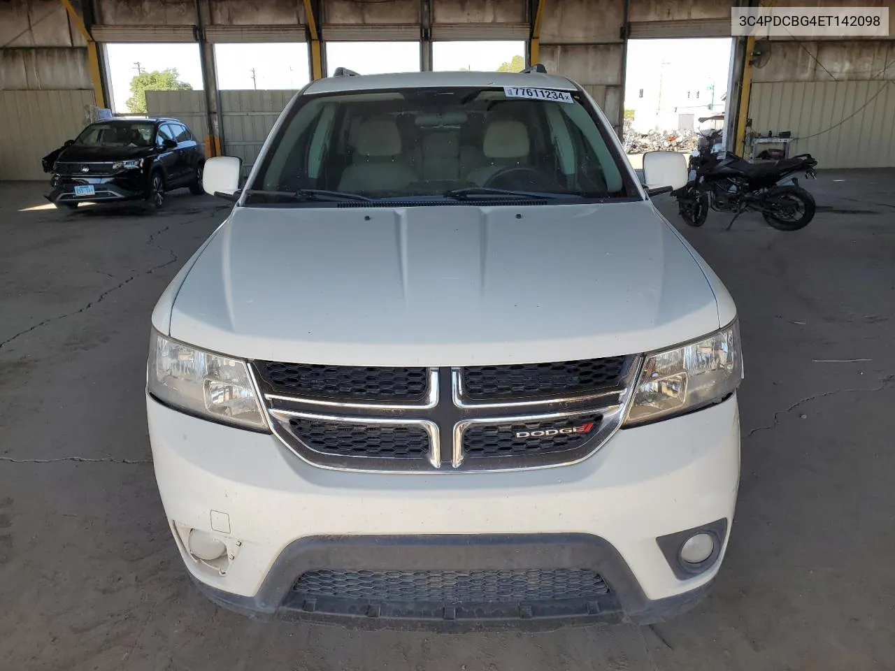 2014 Dodge Journey Sxt VIN: 3C4PDCBG4ET142098 Lot: 77611234