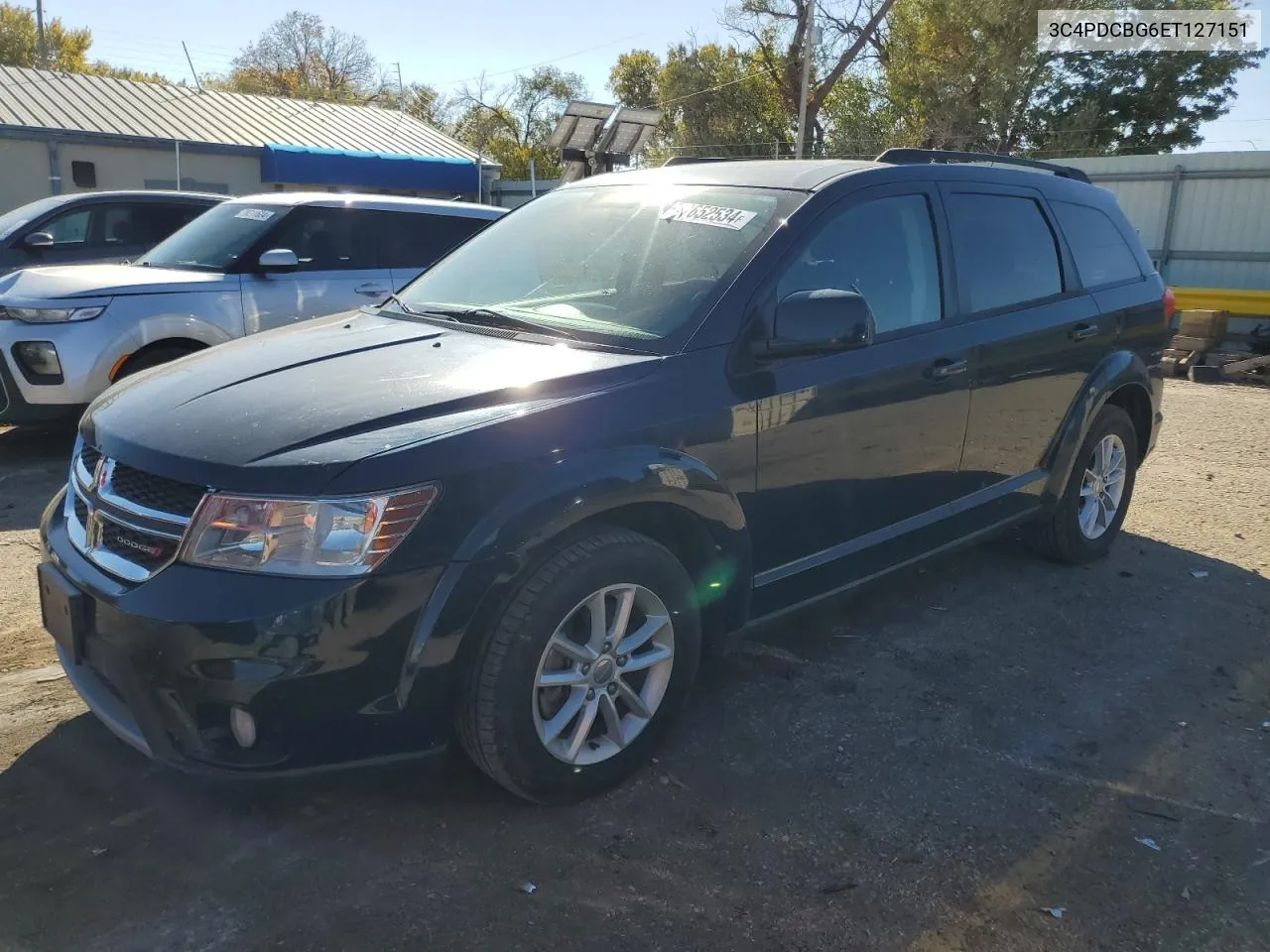 2014 Dodge Journey Sxt VIN: 3C4PDCBG6ET127151 Lot: 77652534