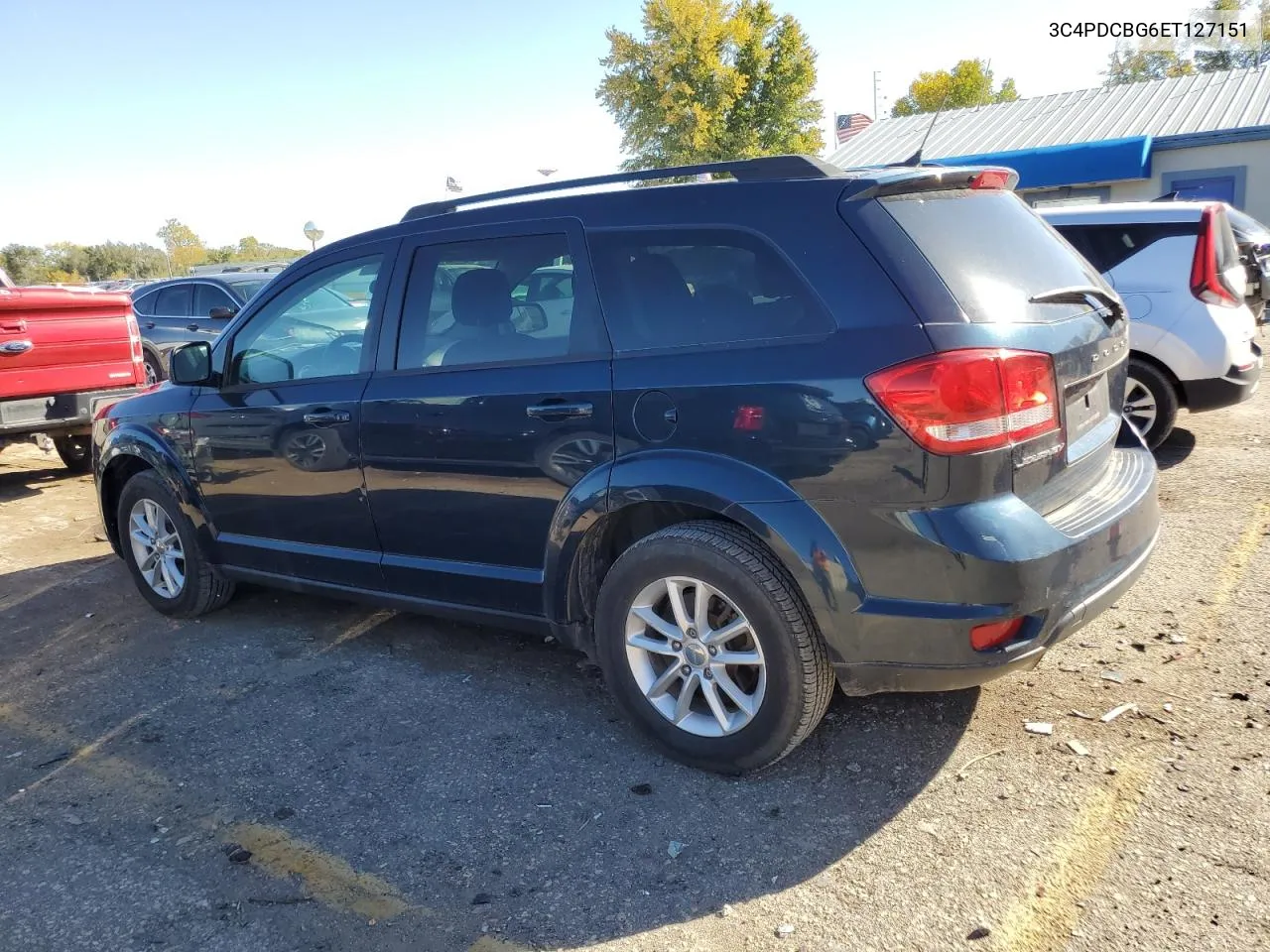 2014 Dodge Journey Sxt VIN: 3C4PDCBG6ET127151 Lot: 77652534