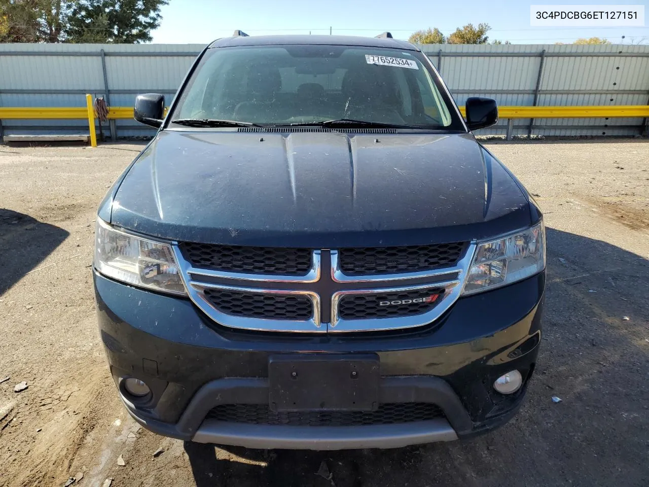 2014 Dodge Journey Sxt VIN: 3C4PDCBG6ET127151 Lot: 77652534