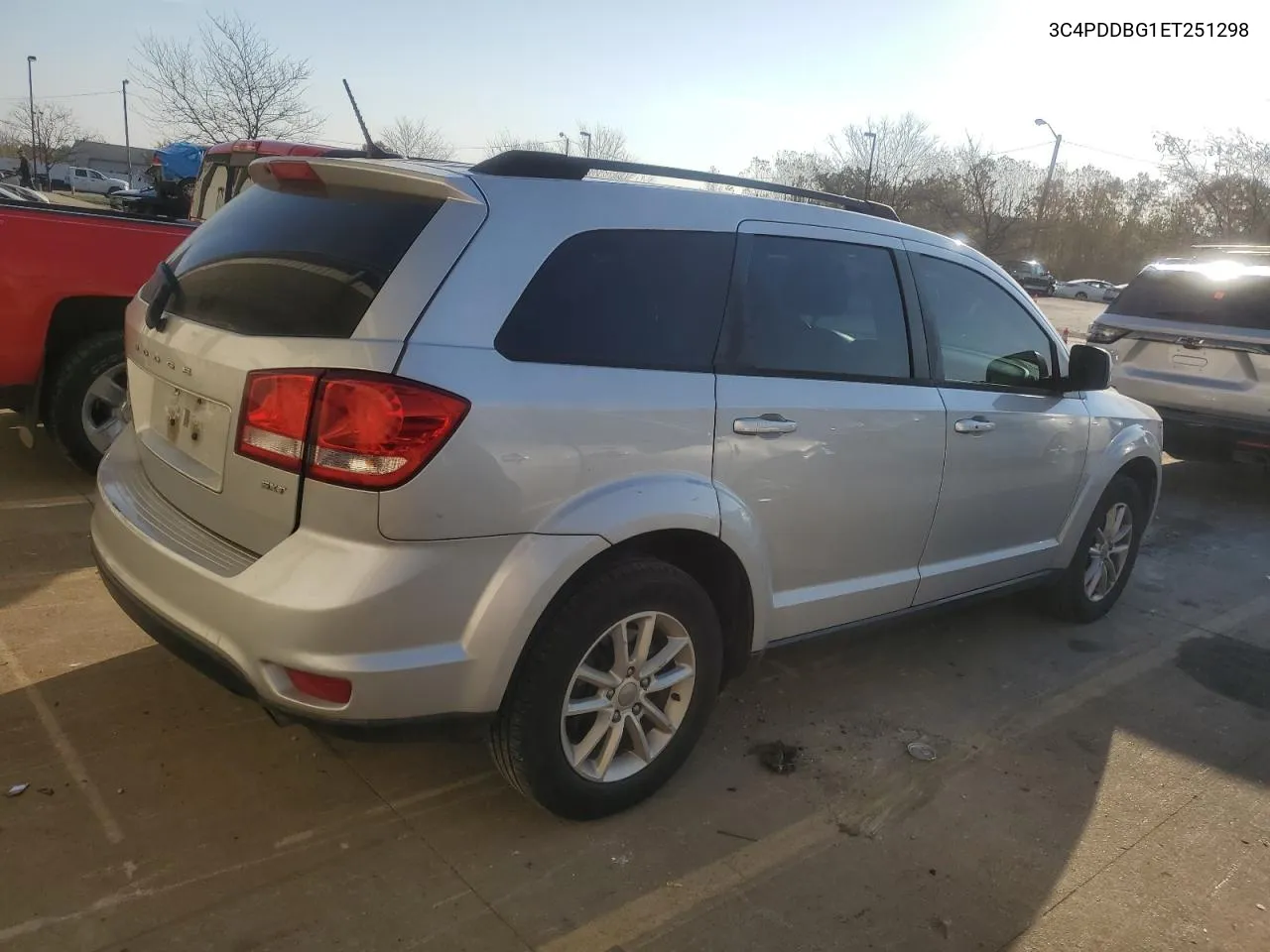 2014 Dodge Journey Sxt VIN: 3C4PDDBG1ET251298 Lot: 77734494