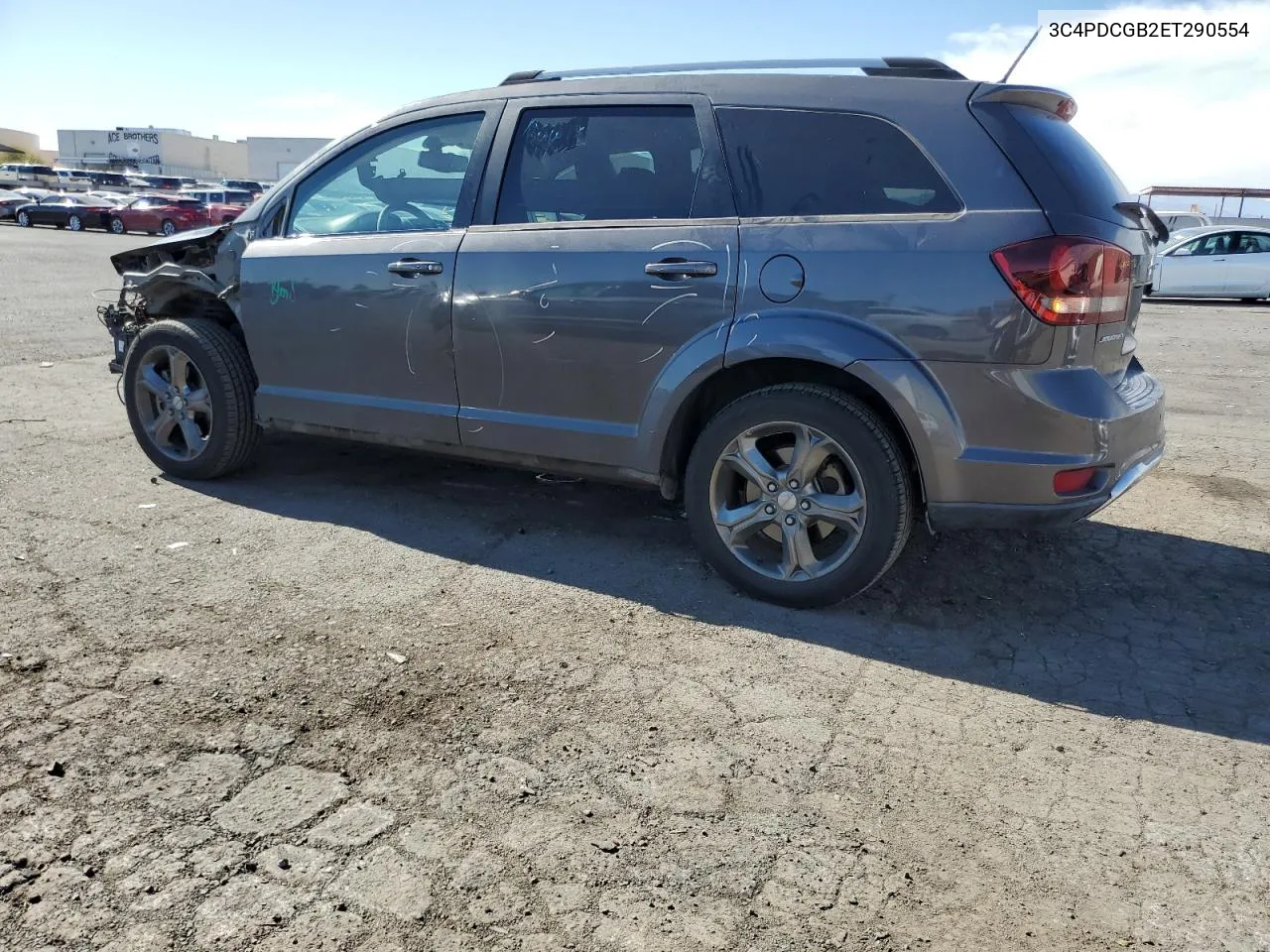 2014 Dodge Journey Crossroad VIN: 3C4PDCGB2ET290554 Lot: 78101794