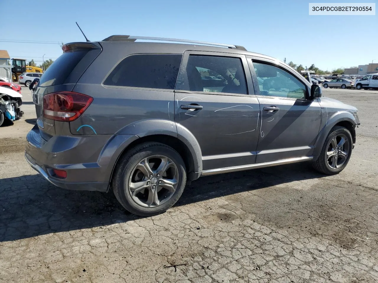 2014 Dodge Journey Crossroad VIN: 3C4PDCGB2ET290554 Lot: 78101794