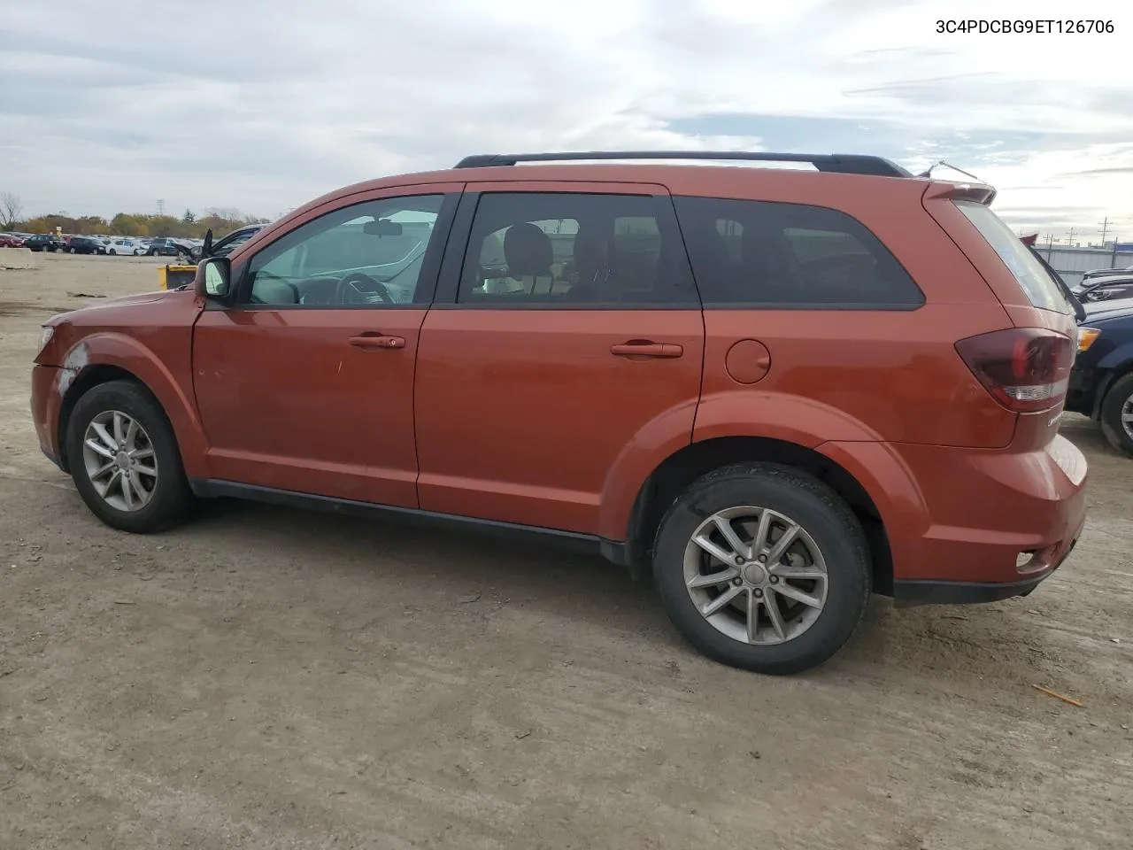 2014 Dodge Journey Sxt VIN: 3C4PDCBG9ET126706 Lot: 78374424