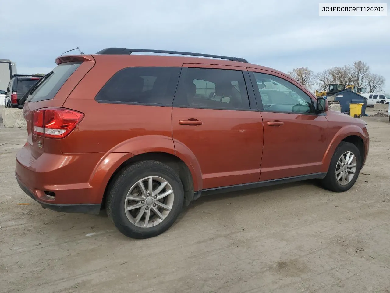 2014 Dodge Journey Sxt VIN: 3C4PDCBG9ET126706 Lot: 78374424