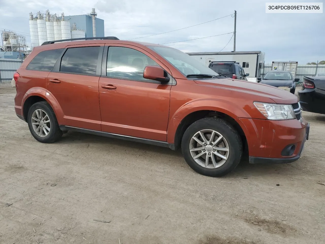 2014 Dodge Journey Sxt VIN: 3C4PDCBG9ET126706 Lot: 78374424