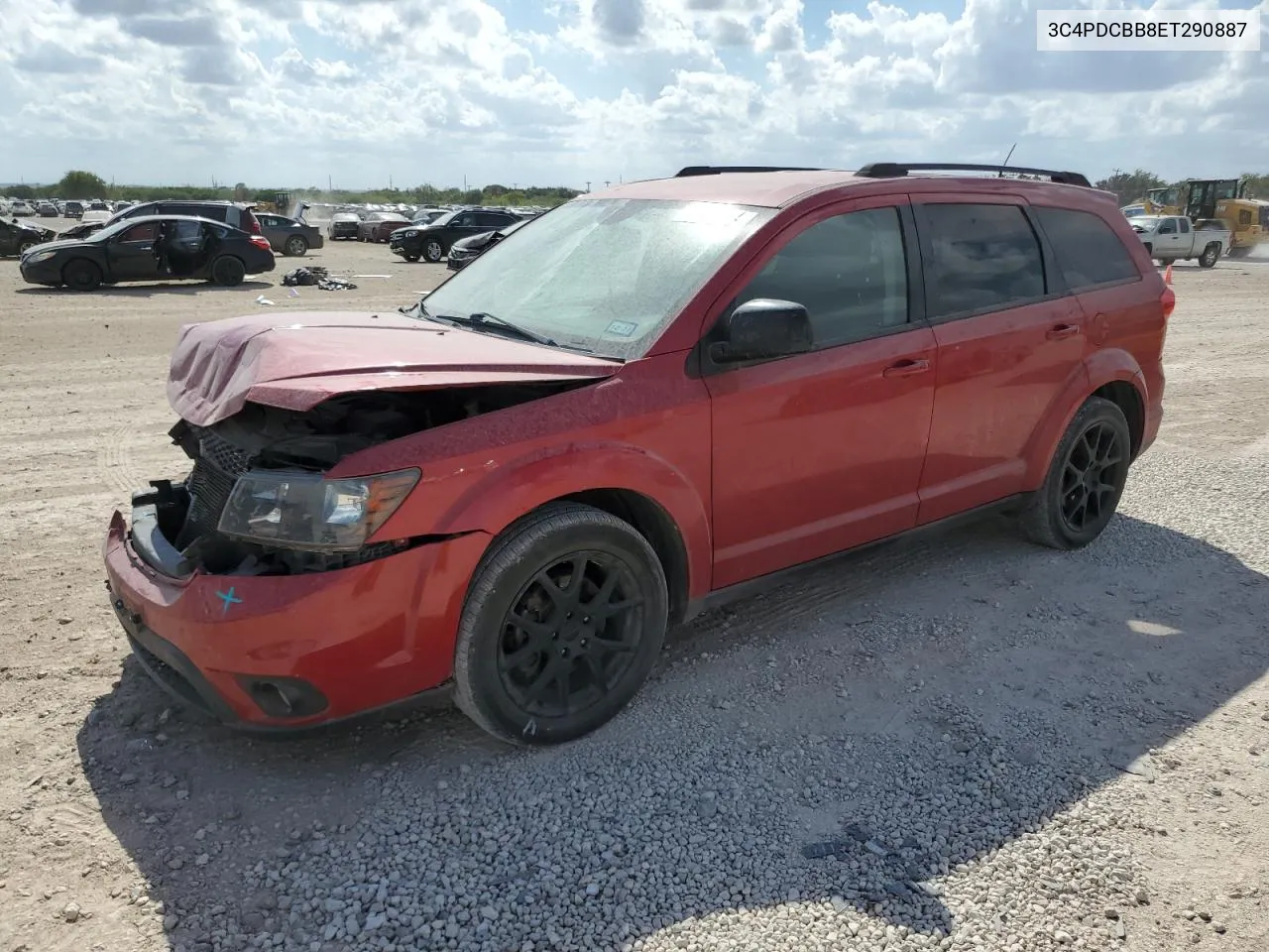 2014 Dodge Journey Sxt VIN: 3C4PDCBB8ET290887 Lot: 78381034