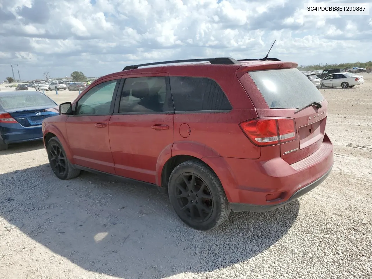 2014 Dodge Journey Sxt VIN: 3C4PDCBB8ET290887 Lot: 78381034