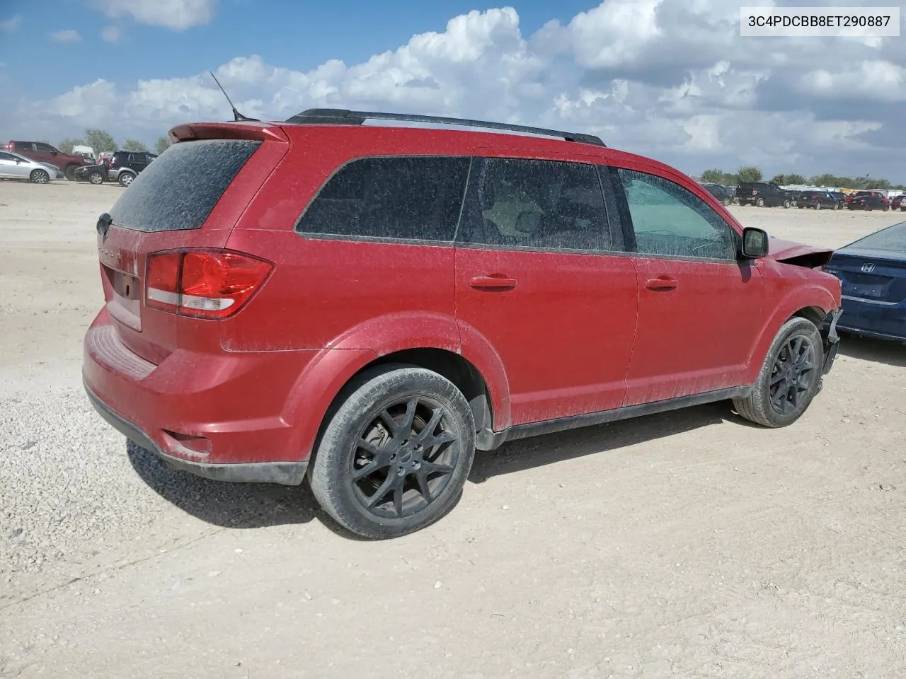 2014 Dodge Journey Sxt VIN: 3C4PDCBB8ET290887 Lot: 78381034