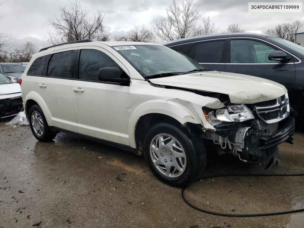 2014 Dodge Journey Se VIN: 3C4PDCAB9ET159999 Lot: 78451783