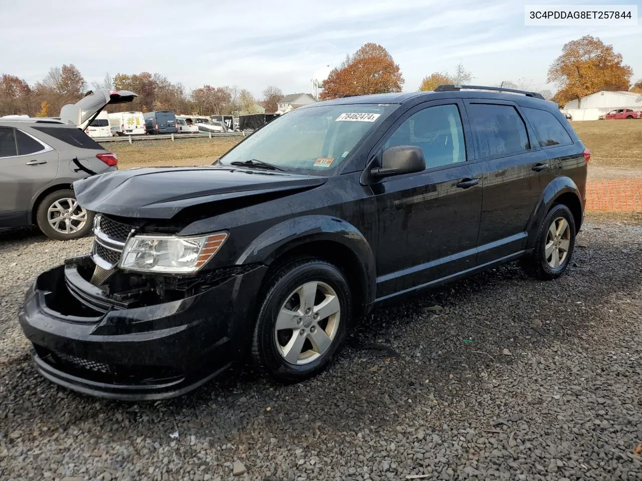 2014 Dodge Journey Se VIN: 3C4PDDAG8ET257844 Lot: 78462474