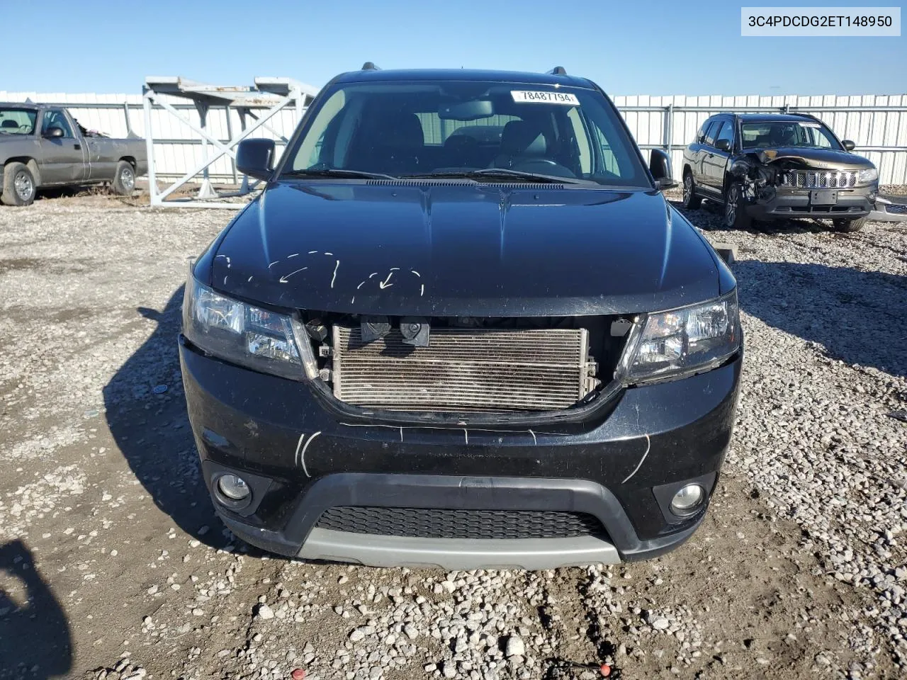 2014 Dodge Journey Limited VIN: 3C4PDCDG2ET148950 Lot: 78487794