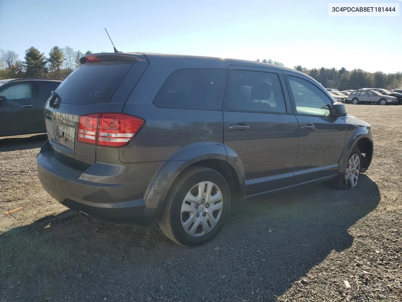 2014 Dodge Journey Se VIN: 3C4PDCAB8ET181444 Lot: 78873434