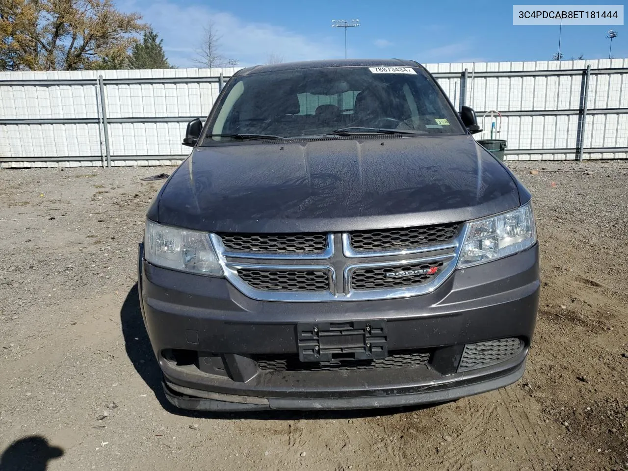 2014 Dodge Journey Se VIN: 3C4PDCAB8ET181444 Lot: 78873434